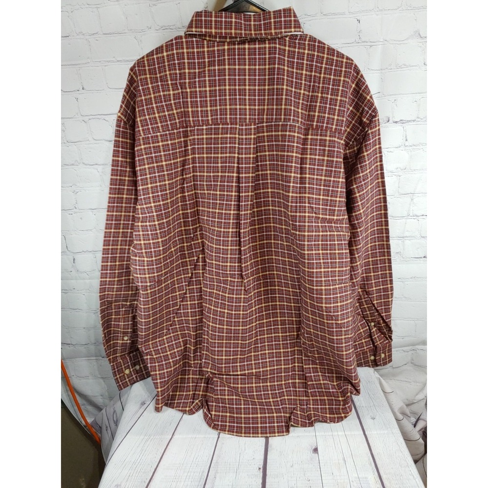 Natural Issue Men's Long Sleeve Button Down XXL PLAID TEAK SHIRT 100% Cotton NWT - Picture 6 of 6